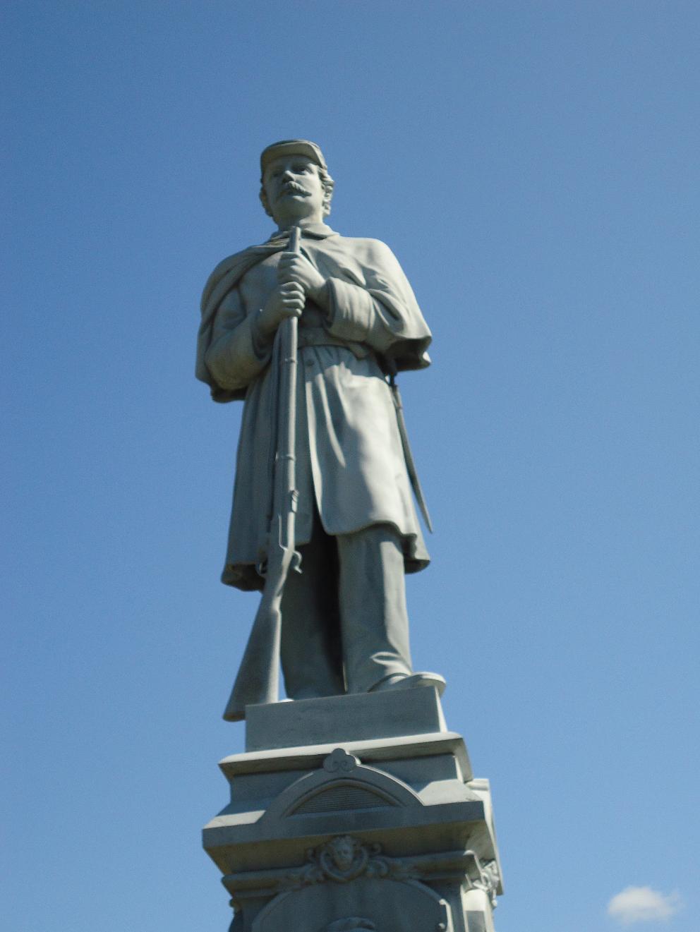 The Soldiers & Sailors Monument in Donlon Park, Saugerties, NY