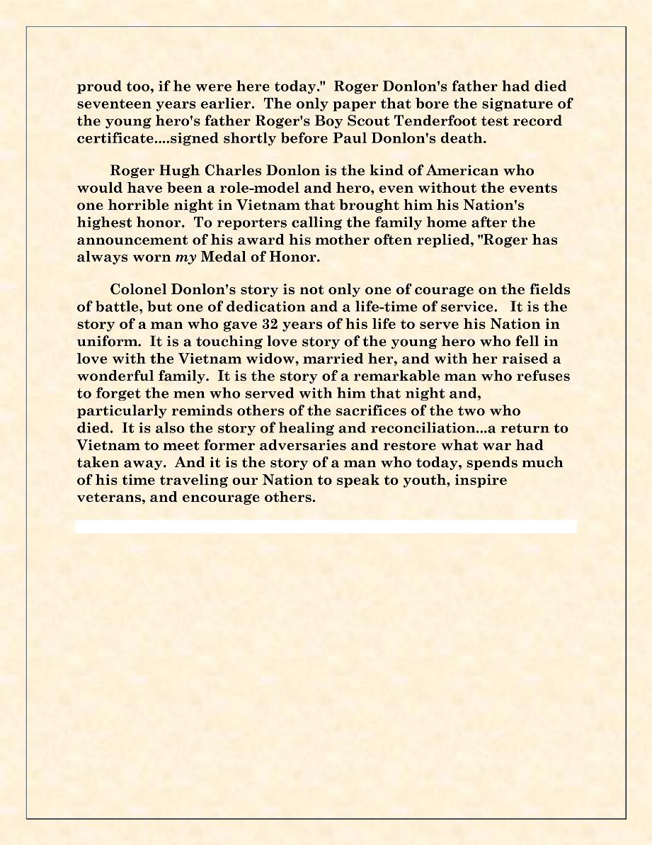 Roger Donlon story