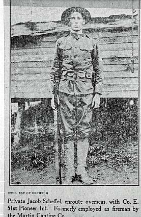 WW1 Newspaper art., Saugerties NY