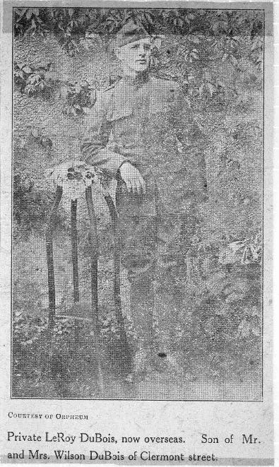 WW1 Newspaper art., Saugerties NY