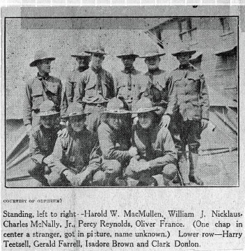 WW1 Newspaper art., Saugerties NY