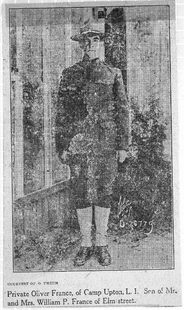 WW1 Newspaper art., Saugerties NY