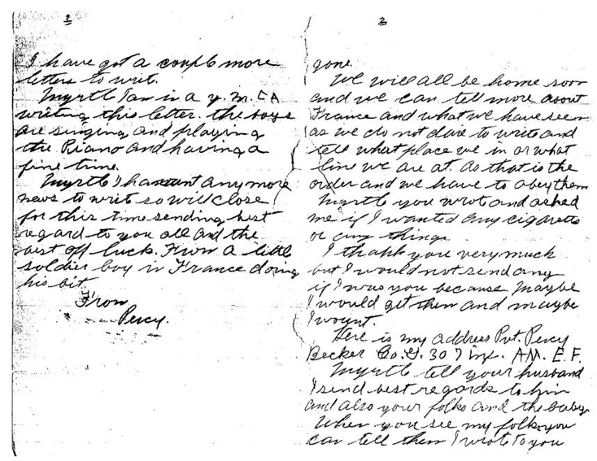 WW1 Documents, Saugerties, NY