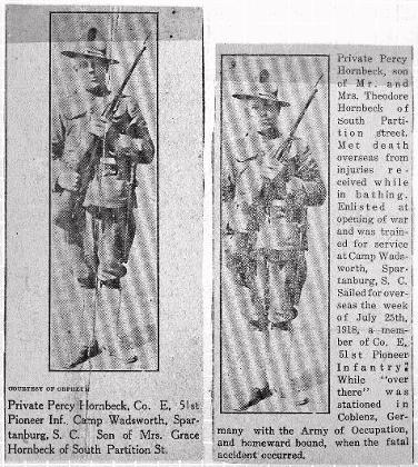 WW1 Newspaper art., Saugerties NY