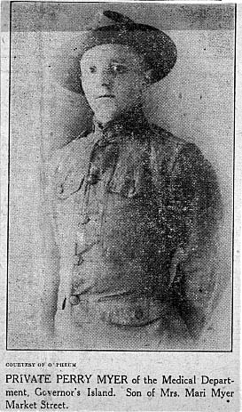 WW1 Newspaper art., Saugerties NY