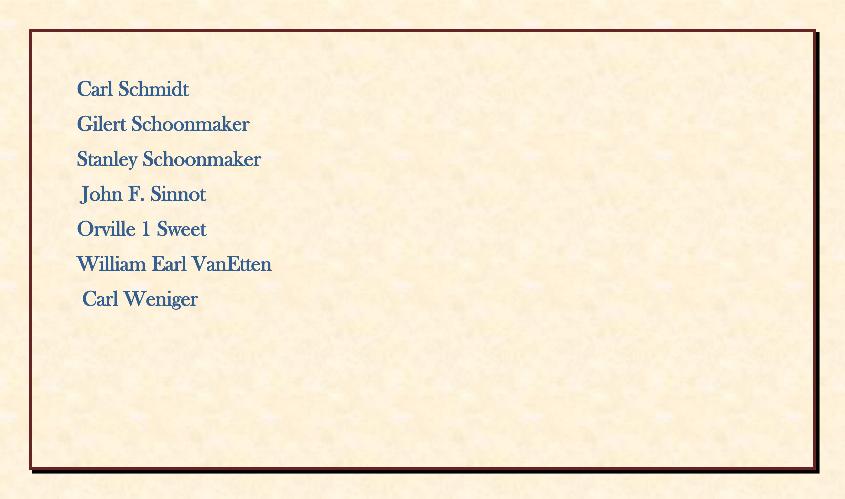 Saugerties Veterans WW2 deaths