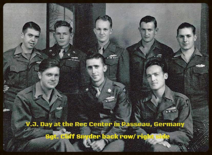 VJ Day at the Rec Center in Passeau, Germany